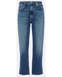 Citizens of Humanity - Daphne High-Rise Cropped Straight Jeans - Lyst