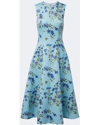 Emilia Wickstead - Mara Floral Midi Dress - Lyst