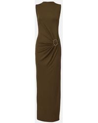 Roland Mouret - Vestido Largo De Jersey Fruncido - Lyst