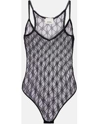 Isabel Marant - Mildy Sheer Lace Bodysuit - Lyst