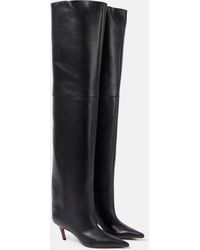 AMINA MUADDI - Fiona 60 Leather Over-the-knee Boots - Lyst
