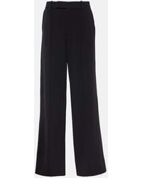 Proenza Schouler - Weyes High-Rise Crepe Straight Pants - Lyst