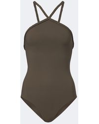 Bottega Veneta - Braided-Trim Swimsuit - Lyst