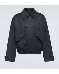 Lemaire - Coated Cotton Jacket - Lyst