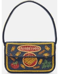STAUD - Tommy Small Beaded Shoulder Bag - Lyst