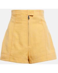 Jacquemus - Le Short Areia High-Rise Linen-Blend Shorts - Lyst