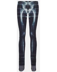 Jean Paul Gaultier - Squeletor Semi-Sheer Mesh Straight Pants - Lyst