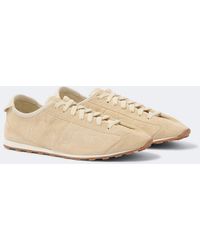 Jacquemus - Tennis Croc-Effect Suede Sneakers - Lyst