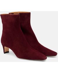 STAUD - Bottines Wally 55 En Daim - Lyst