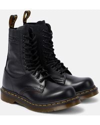 MM6 by Maison Margiela - Lace-Up Boots - Lyst