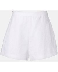 Posse - Perri Linen Shorts - Lyst