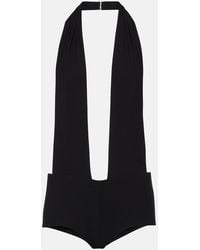 Monot - Halterneck Bodysuit - Lyst