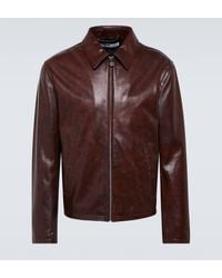 Acne Studios - Leather Jacket - Lyst