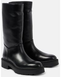 The Row - Bottines Nobilis Tr En Cuir - Lyst