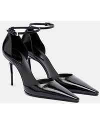Alaïa - D'Orsay 90 Patent Leather Pumps - Lyst
