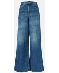 Chloé - High-Rise Wide-Leg Jeans - Lyst