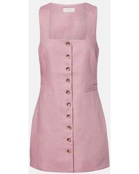 Faithfull the Brand - Jaques Linen Minidress - Lyst