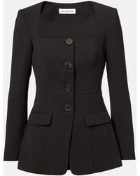 Self-Portrait - Top Aus Crepe - Lyst