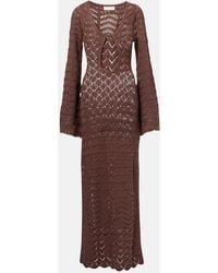 Bananhot - Rey Crochet Cotton-Blend Maxi Dress - Lyst