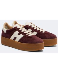 Hogan - Cool Suede Platform Sneakers - Lyst