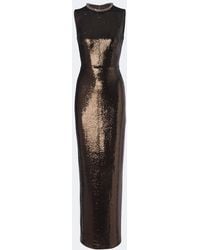 Roland Mouret - Sequined Embellished Gown - Lyst