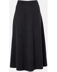 Jardin Des Orangers - Wool And Cashmere Midi Skirt - Lyst