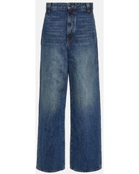 Khaite - Bacall Mid-rise Wide-leg Jeans - Lyst