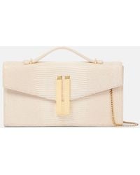DeMellier London - Vancouver Croc-Effect Leather Clutch - Lyst