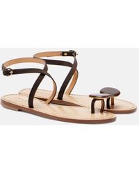 Amanu - Kigali Suede Sandals - Lyst