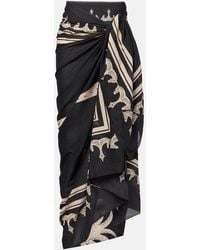 Johanna Ortiz - Printed Cotton Beach Cover-Up - Lyst