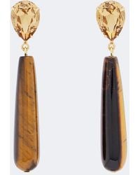 Jennifer Behr - Caroline 18Kt-Plated Earrings - Lyst