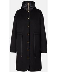 Moncler - Bonreposse Wool And Cashmere Down Coat - Lyst