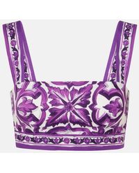 Dolce & Gabbana - 'Maiolica' Top - Lyst