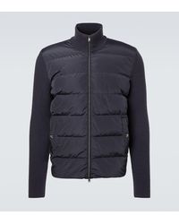 Herno - Down-Paneled Wool Jacket - Lyst