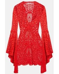 Alexandra Miro - Kara Lace Beach Dress - Lyst