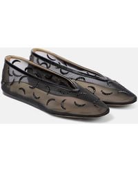 Le Monde Beryl - Ballerinas Luna Aus Mesh Mit Kristallen - Lyst