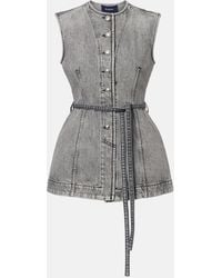 Sportmax - Orli Denim Vest - Lyst