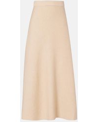 Max Mara - Giberna Wool And Cashmere Maxi Skirt - Lyst