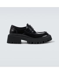 Balenciaga - Tractor Leather Loafers - Lyst