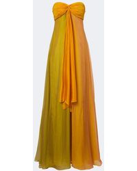 retroféte - Lunaria Chiffon Maxi Dress - Lyst