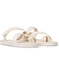 Ancient Greek Sandals Magda Leather Sandals - White