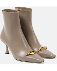 Jimmy Choo - Ryker 70 Leather Ankle Boots - Lyst