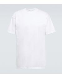 CDLP T-Shirt aus Baumwoll-Jersey - Weiß