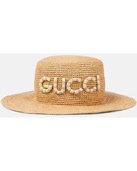 Gucci - Sombrero de pescador de paja - Lyst