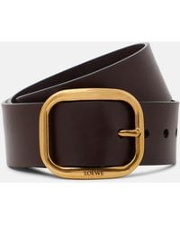 Loewe - Rounded Leather Belt - Lyst