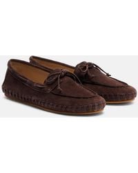 Le Monde Beryl - Mokassins Driver Aus Veloursleder - Lyst