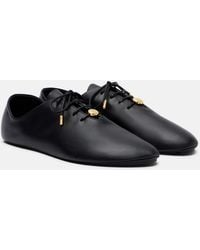 Loewe - Pebble Soft Leather Sneakers - Lyst