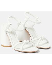 Gianvito Rossi - Cassis 95 Leather Sandals - Lyst