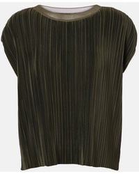 JOSEPH - Cedre Plisse Satin Top - Lyst