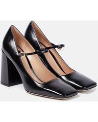 Gianvito Rossi - Freeda Leather Mary Jane Pumps - Lyst